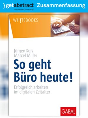 cover image of So geht Büro heute! (Zusammenfassung)